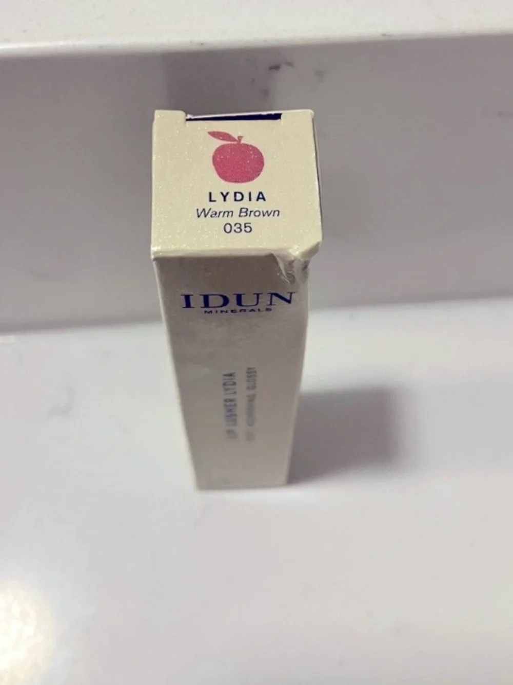 IDUN Minerals Lip Lusher Lydia Warm Brown NIB Vegan Lip Gloss 8ml